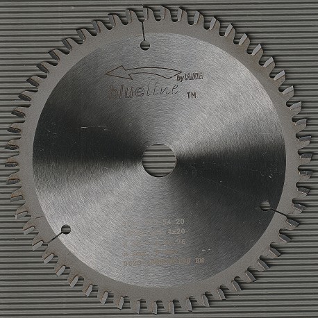 blueline by AKE Aluminium-Kreissägeblatt HW negativ sehr fein – Ø 185 mm, Bohrung 20 mm