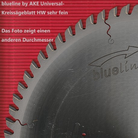 blueline by AKE Universalkreissägeblatt HW sehr fein – Ø 350 mm, Bohrung 30 mm