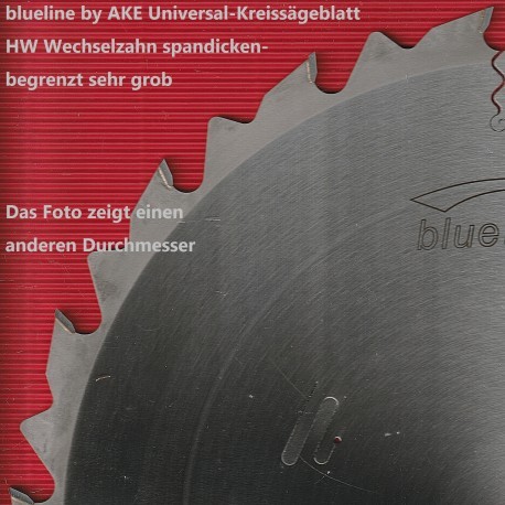 blueline by AKE Universalkreissägeblatt HW Wechselzahn spandickenbegrenzt sehr grob für Sägen von Mafell – Ø 355 mm, Bohrung 30 