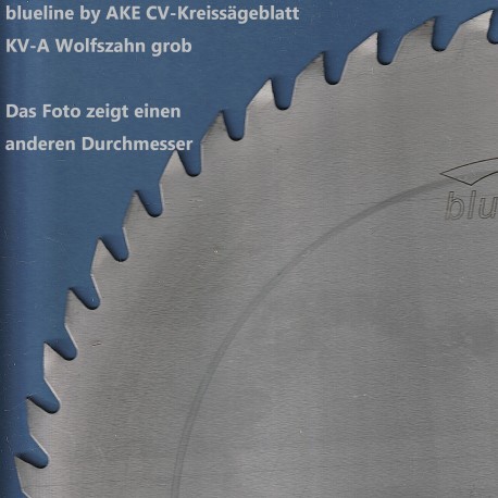 blueline by AKE CV-Kreissägeblatt KV-A Wolfszahn grob – Ø 600 mm, Bohrung 30 mm
