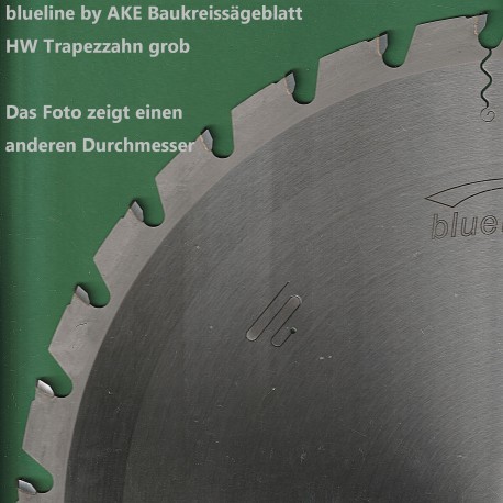 blueline by AKE Baukreissägeblatt HW Trapezzahn grob – Ø 700 mm, Bohrung 30 mm