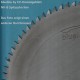 blueline by AKE CV-Kreissägeblatt NV-B Spitzzahn fein – Ø 700 mm, Bohrung 30 mm
