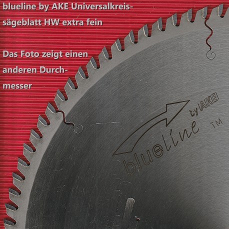 blueline by AKE Universalkreissägeblatt HW extra fein – Ø 300 mm, Bohrung 30 mm