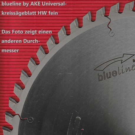 blueline by AKE Universalkreissägeblatt HW fein – Ø 350 mm, Bohrung 30 mm