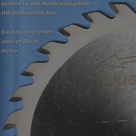 blueline by AKE Handkreissägeblatt HW Wechselzahn fein dünn für Akkusägen von Mafell – Ø 185 mm, Bohrung 20 mm