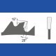 blueline by AKE Längsschnittkreissägeblatt HW Flachzahn spandickenbegrenzt sehr grob – Ø 350 mm, Bohrung 30 mm
