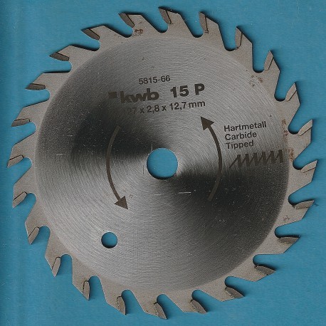 kwb Präzisionsblatt Typ P Hartmetall Vielzahn – Ø 127 mm (5''), Bohrung 12,7 mm (1/2'')*