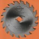 EDESSÖ Hartmetallbestücktes Handkreissägeblatt Präzision Type W mittel – Ø 130 mm, Bohrung 16 mm