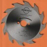 EDESSÖ Hartmetallbestücktes Handkreissägeblatt Präzision Type F grob – Ø 140 mm, Bohrung 20 mm