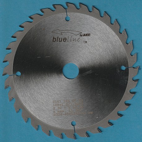 blueline by AKE Handkreissägeblatt HW Wechselzahn fein dünn für Sägen von Mafell – Ø 168 mm, Bohrung 20 mm