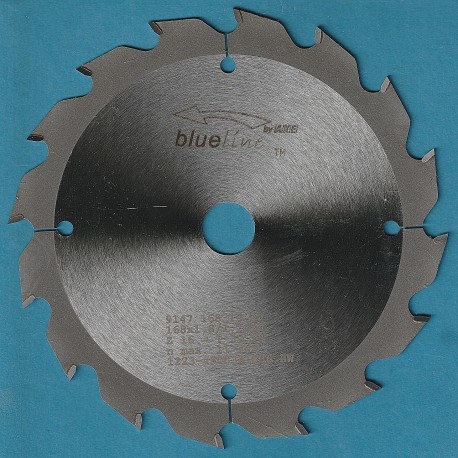 blueline by AKE Handkreissägeblatt HW Wechselzahn grob dünn für Sägen von Festool und Mafell – Ø 168 mm, Bohrung 20 mm