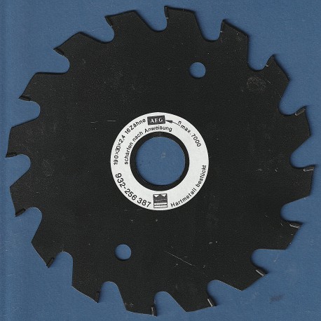 AEG Königsäge Kreissägeblatt Grobzahn hartmetallbestückt, beschichtet mit Teflon – Ø 190 mm, Bohrung 30 mm