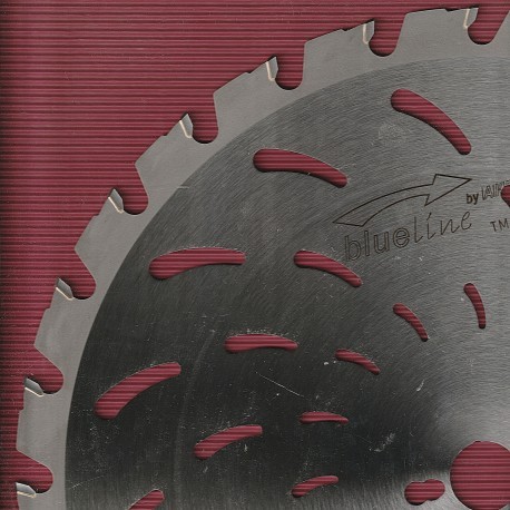 blueline by AKE Baukreissägeblatt mit belüftetem Grundkörper HW Trapezzahn grob – Ø 400 mm, Bohrung 30 mm