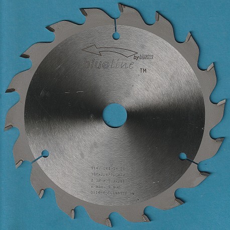 blueline by AKE Handkreissägeblatt HW Wechselzahn grob – Ø 184 mm, Bohrung 20 mm