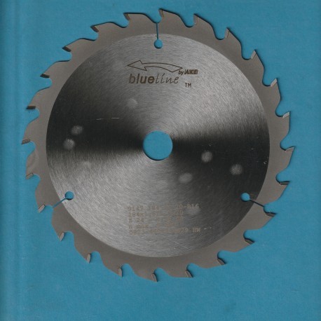 blueline by AKE Handkreissägeblatt HW Wechselzahn grob sehr dünn für Akkusägen von BOSCH – Ø 184 mm, Bohrung 20 mm