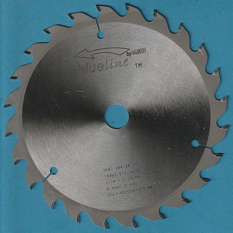 blueline by AKE Handkreissägeblatt HW Wechselzahn grob dünn für Akkusägen von DeWalt – Ø 184 mm, Bohrung 20 mm