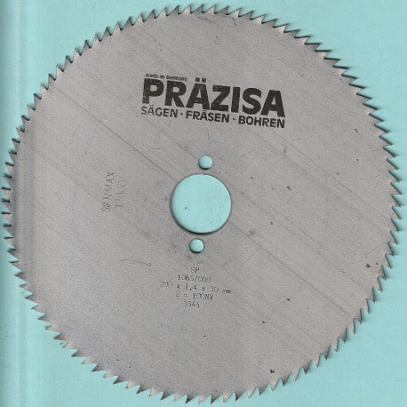 PRÄZISA Jännsch Chrom-Vanadium Kreissägeblatt Type B Feinzahn – Ø 200 mm, Bohrung 30 mm