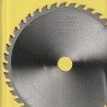 EDN Hartmetallbestücktes Kreissägeblatt Serie 05 gelb Wechselzahn mittel – Ø 254 mm (1''), Bohrung 30 mm
