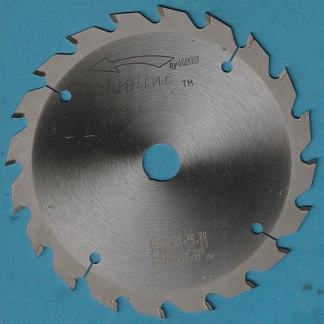 blueline by AKE Handkreissägeblatt HW Wechselzahn mittel dünn für Akkusägen von BOSCH – Ø 165 mm, Bohrung 20 mm