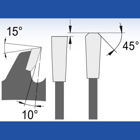 blueline by AKE Handkreissägeblatt HW Flach- / Trapezzahn sehr fein schmal für Sägen von Mafell – Ø 120 mm, Bohrung 20 mm