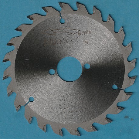 blueline by AKE Handkreissägeblatt HW Wechselzahn mittel – Ø 160 mm, Bohrung 30 mm