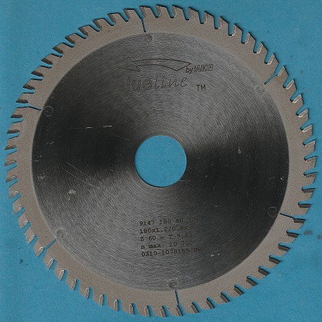 blueline by AKE Handkreissägeblatt HW Wechselzahn extra fein ultradünn – Ø 180 mm, Bohrung 30 mm