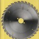 EDN Hartmetallbestücktes Kreissägeblatt Serie 05 gelb Wechselzahn mittel – Ø 220 mm, Bohrung 30 mm