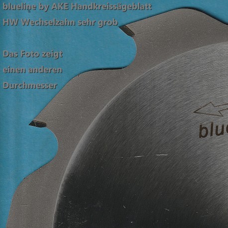 blueline by AKE Handkreissägeblatt HW Wechselzahn sehr grob schmal für Sägen von Mafell – Ø 230 mm, Bohrung 30 mm