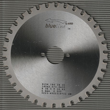 blueline by AKE Dry-Cut-Kreissägeblatt HW fein – Ø 180 mm, Bohrung 30 mm
