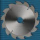 EDN Hartmetallbestücktes Baukreissägeblatt BFA blau ''nagelfest'' – Ø 200 mm, Bohrung 30 mm