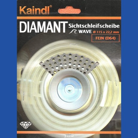 Kaindl Diamant-Sichtschleifscheibe Wave Ø 115 mm grob