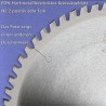 EDN Hartmetallbestücktes Kreissägeblatt NE 2 positiv sehr fein – Ø 500 mm, Bohrung 30 mm