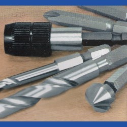 RUKO Bohrer-Bit-Satz für Metall – 18-teilig in Gürteltasche