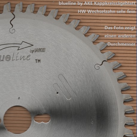 blueline by AKE Kappkreissägeblatt HW Wechselzahn sehr fein – Ø 305 mm, Bohrung 30 mm