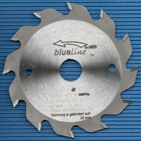 blueline by AKE Handkreissägeblatt HW Wechselzahn grob – Ø 125 mm, Bohrung 20 mm