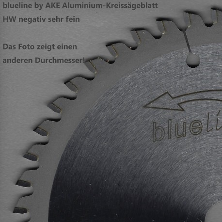 blueline by AKE Aluminium-Kreissägeblatt HW negativ extra fein dünn für Sägen von FESTOOL – Ø 160 mm, Bohrung 20 mm