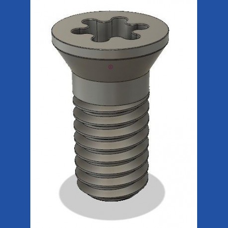 Kaindl Original-Befestigungs-Schraube M4 speziell für die Hartmetall-Wendeplatten und -Wechselschneiden