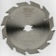 EDN Hartmetallbestücktes Kreissägeblatt Serie 05 weiß Flachzahn grob – Ø 150 mm, Bohrung 19 mm (3/4'')