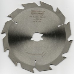 EDN Hartmetallbestücktes Kreissägeblatt Serie 05 weiß Flachzahn grob – Ø 150 mm, Bohrung 19 mm (3/4'')
