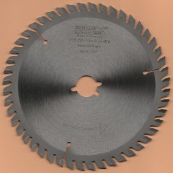 EDN Hartmetallbestücktes Kreissägeblatt Serie 05 gold Wechselzahn extra fein – Ø 150 mm, Bohrung 19 mm (3/4'')