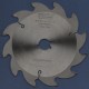 EDN Hartmetallbestücktes Baukreissägeblatt BFA blau ''nagelfest'' – Ø 150 mm, Bohrung 19 mm (3/4'')