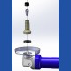 Kaindl Multi-Shaft Werkzeugaufnahme für Einhand-Winkelschleifer neue Ausführung – mit 3 ER16-Spannzangen Ø 6, 8 und 10 mm