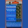 rictools Edelstahlbohrer HSS-G-Co Kompakt-Set