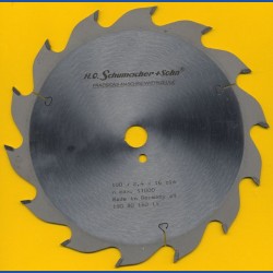 H.O. Schumacher+Sohn Hartmetallbestücktes Kreissägeblatt Standard Grobzahn – Ø 190 mm, Bohrung 16 mm