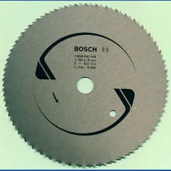 BOSCH Chrom-Stahl-Sägeblatt für Kreissägen – Ø 160 mm, Bohrung 16 mm