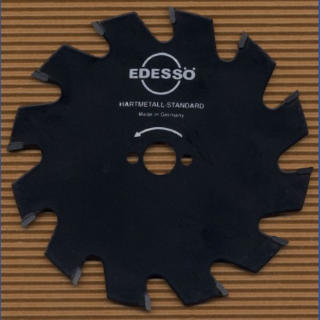 EDESSÖ Hartmetallbestücktes Kreissägeblatt Standard Wechselzahn grob antihaftbeschichtet – Ø 125 mm, Bohrung 13 mm