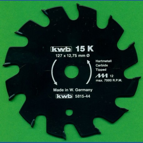 kwb Bauholzblatt Typ K Hartmetall Grobzahn antihaftbeschichtet – Ø 127 mm (5''), Bohrung 12,75 mm (1/2'')