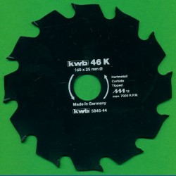 kwb Bauholzblatt Typ K Hartmetall Grobzahn antihaftbeschichtet – Ø 160 mm, Bohrung 25 mm