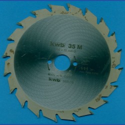 kwb Spanplattenblatt Typ M Hartmetall Normalzahn, Ø 190 mm, Bohrung 20 mm