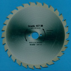 kwb Spanplattenblatt Typ M Hartmetall Normalzahn, Ø 190 mm, Bohrung 20 mm